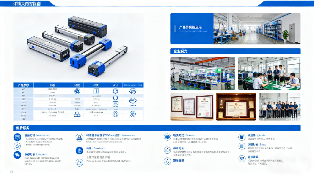 B2B外貿獨立站產品詳情頁應該放什么?